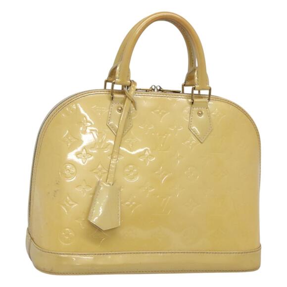 LOUIS VUITTON Monogram Vernis Alma PM Hand Bag Broncorail M91445 - Picture 1 of 16